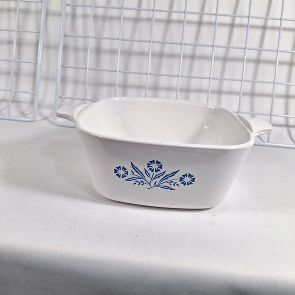 Corning Ware Blue Cornflower Casserole Dish P-43-B 700ml Vintage No Lid - Picture 3 of 11